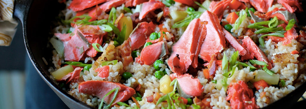 SALMON FRIED RICE