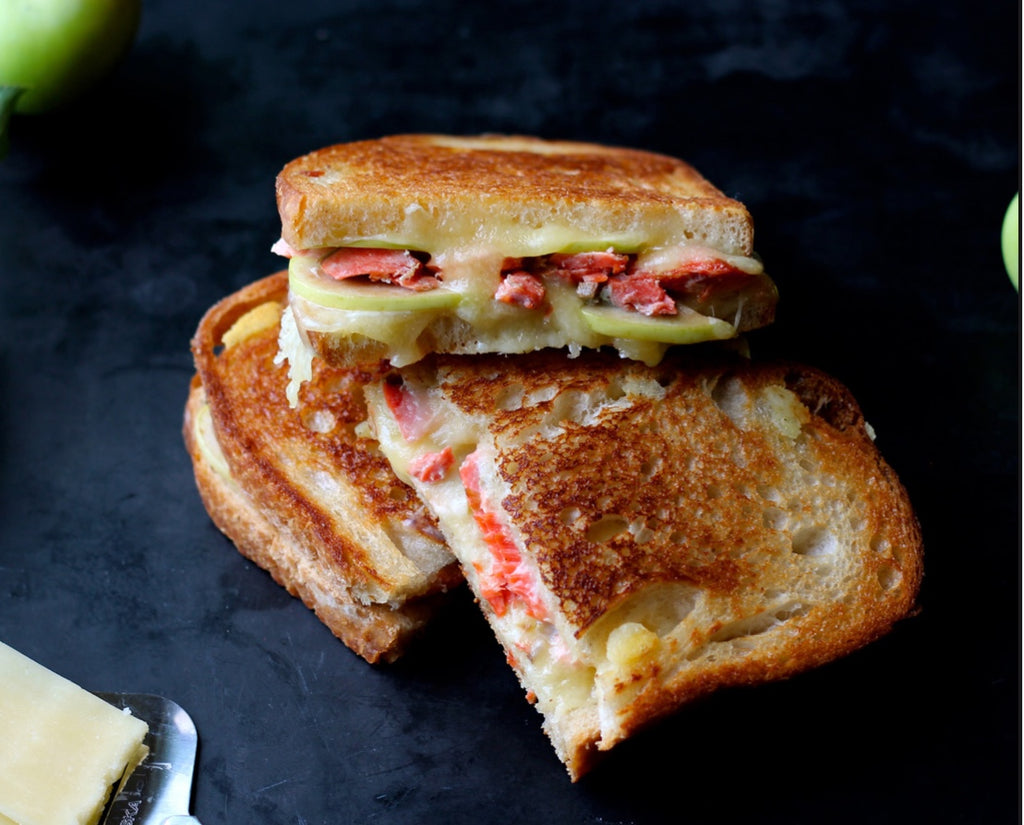 Salmon Grilled Cheese Sandwiches